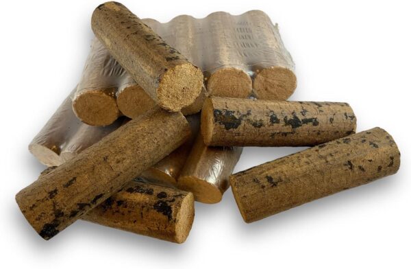 Pacchetto di tronchi di faggio compressi – 100% naturale – Alte prestazioni 18 MJ/kg – 960 kg