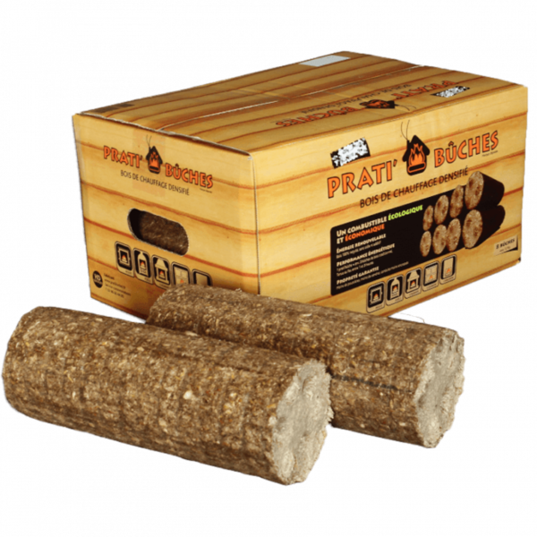 Tronchi di legna da ardere compressa ad alte prestazioni - 42 scatole da 6 tronchi - 100% naturale